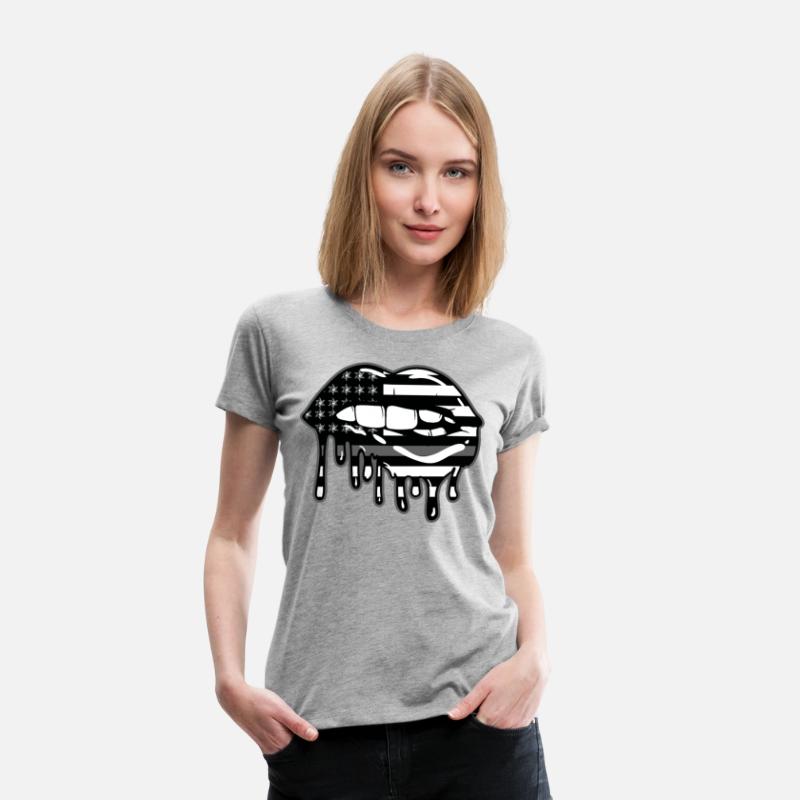 US Flag Lips Correctional Officer Patriotic First