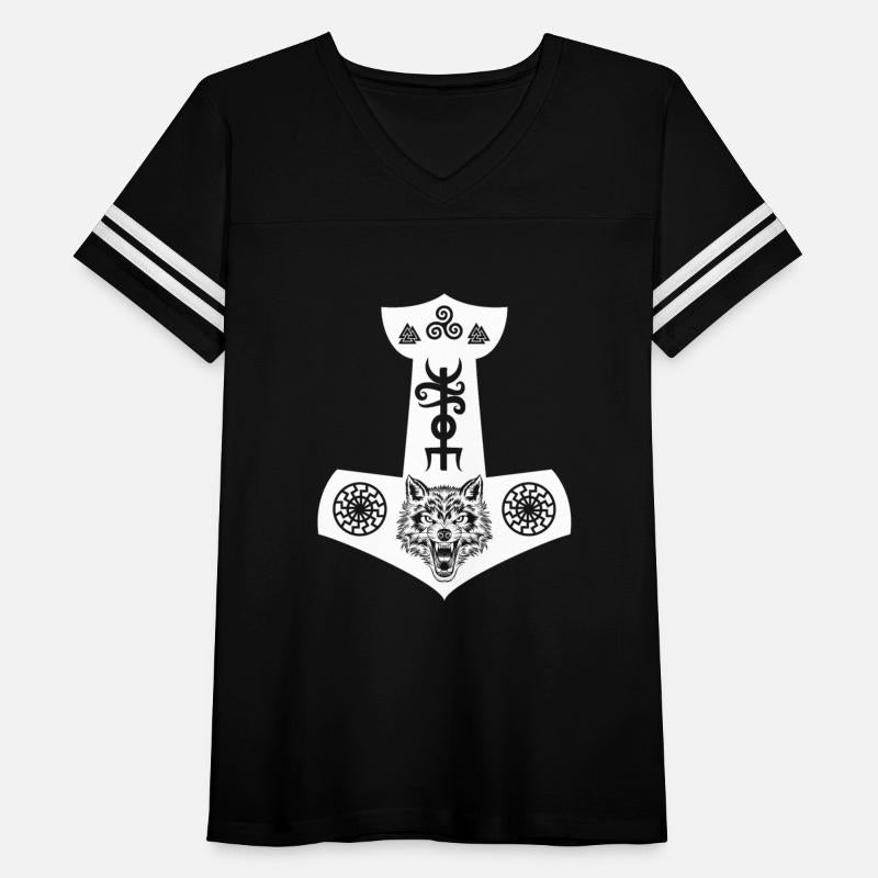 Viking Metal Thor's Hammer Germanic Symbols Runes