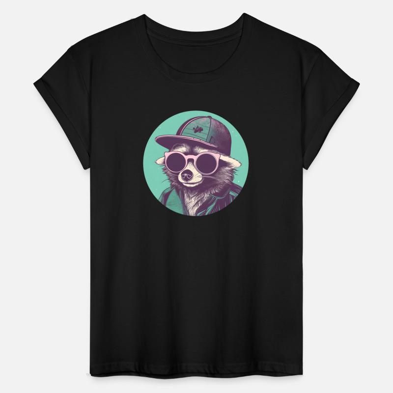 Vintage 80s 90s Nostalgic Raccoon Lovers