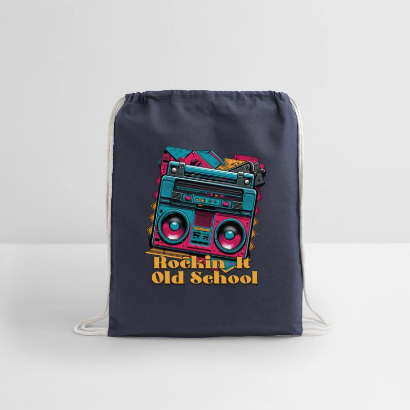 Vintage 80s Boombox with Rockin it Old School