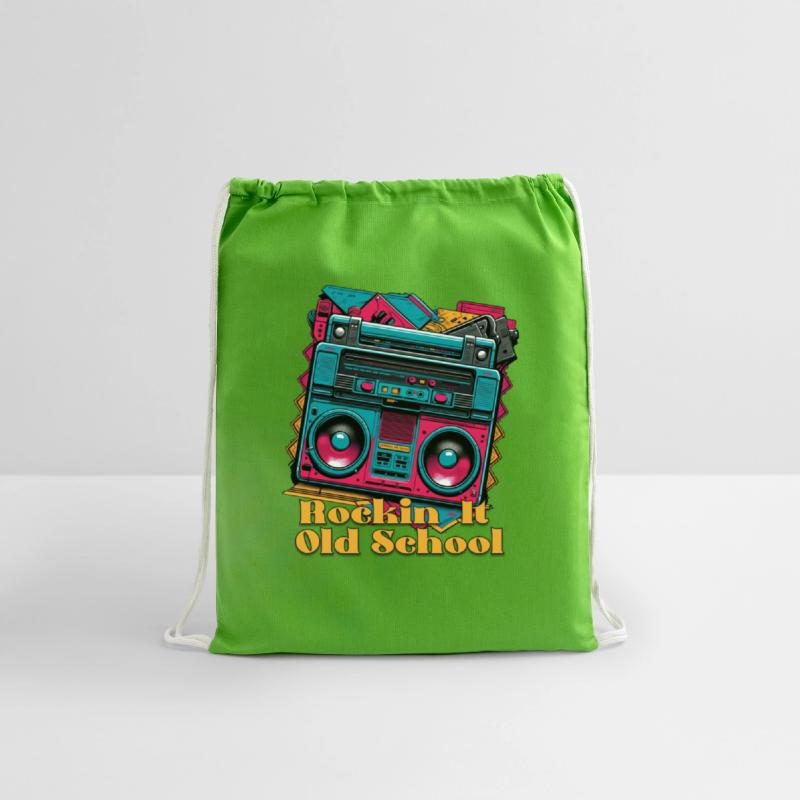 Vintage 80s Boombox with Rockin it Old School