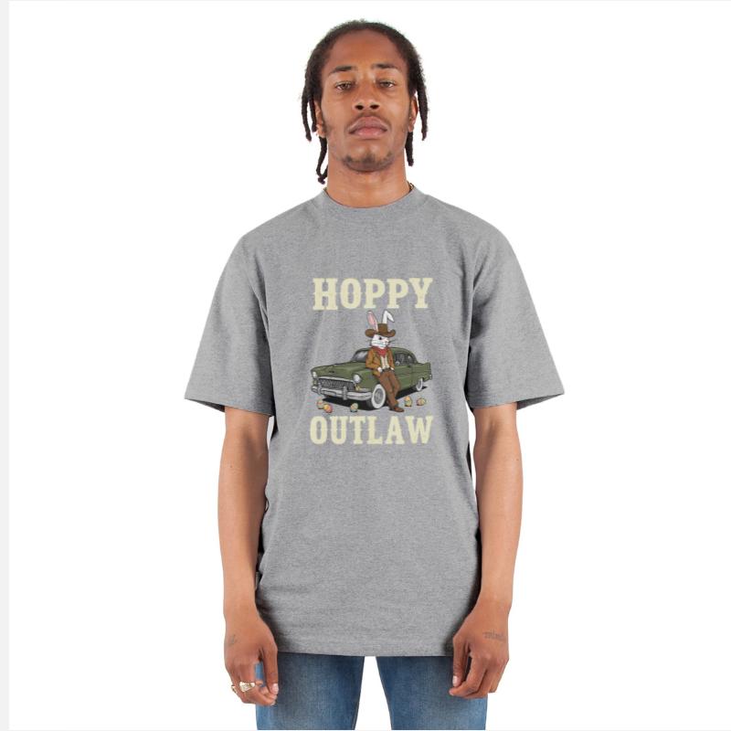 Vintage Car & Cowboy Bunny Design