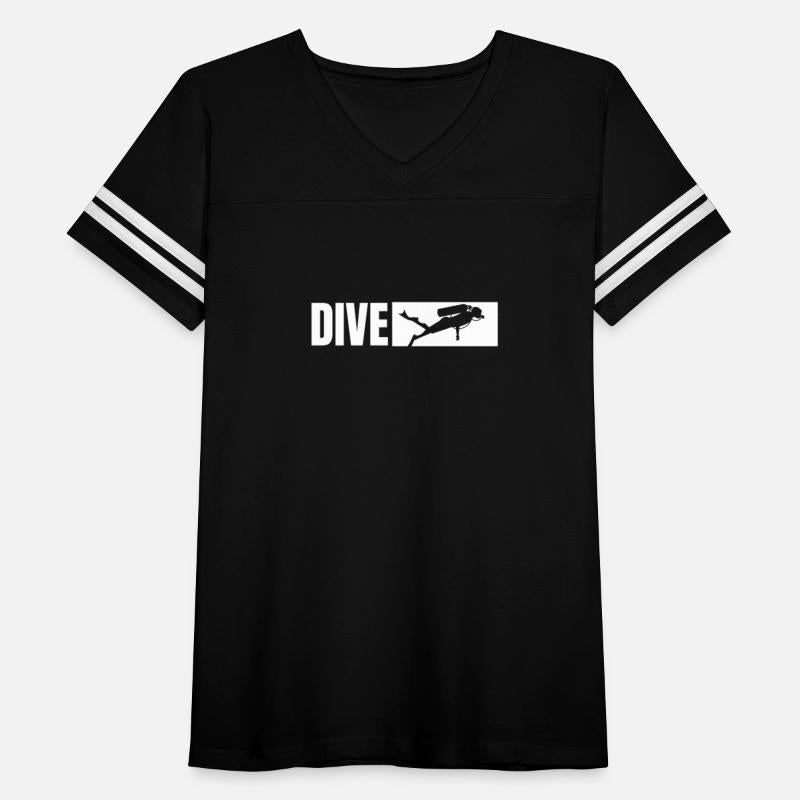 Vintage Distressed Scuba Diving Diver