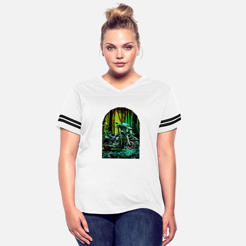 Vintage Motorcycle Biker Amazon Forest