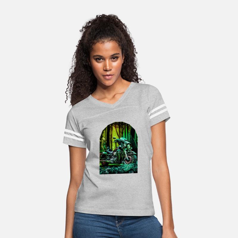 Vintage Motorcycle Biker Amazon Forest