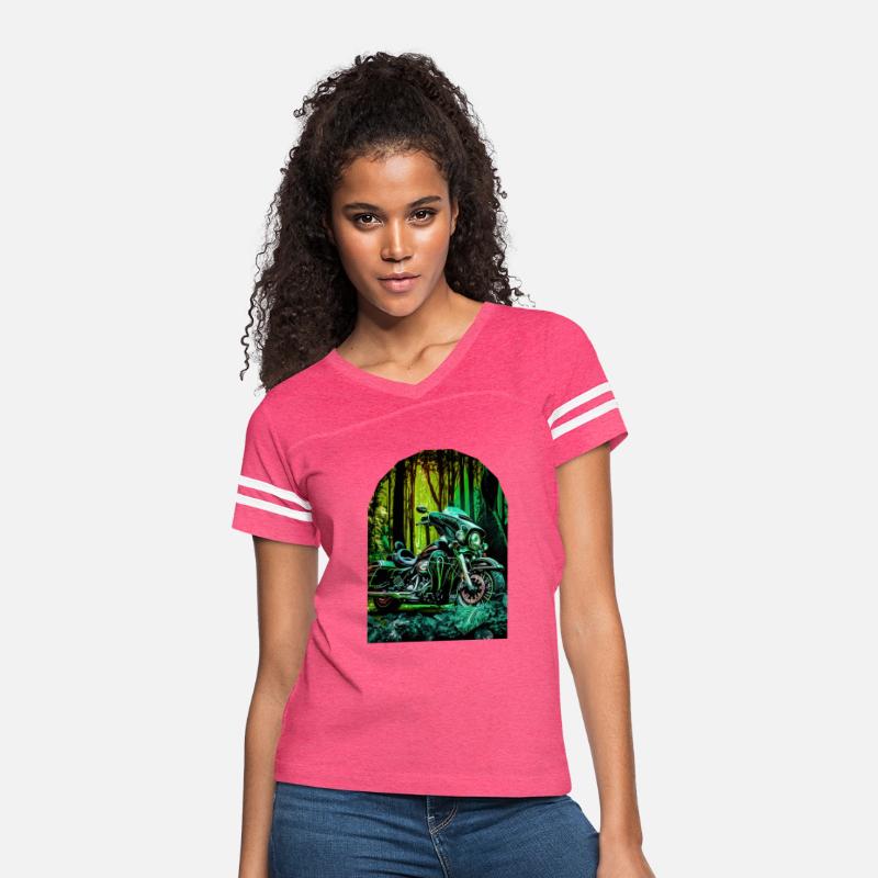 Vintage Motorcycle Biker Amazon Forest