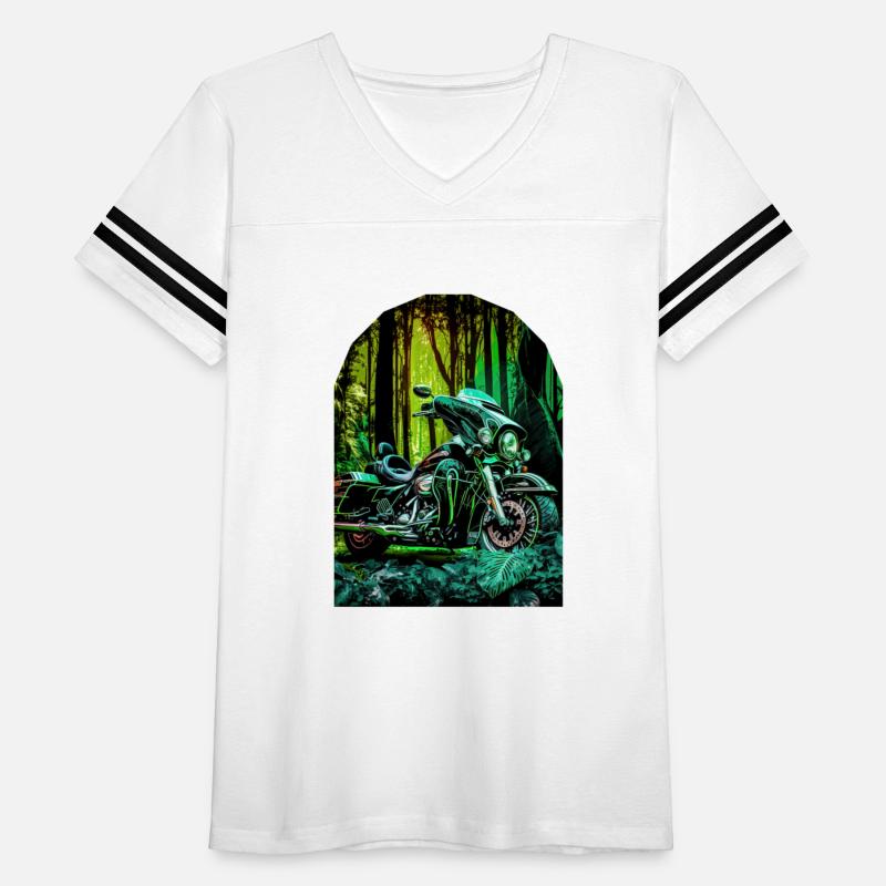 Vintage Motorcycle Biker Amazon Forest