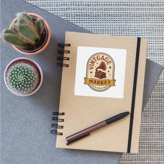 Vintage Record Player Market Logo