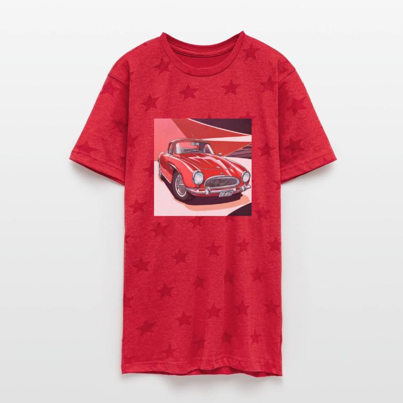 Vintage Red Sports Car