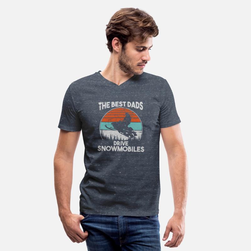 Vintage Snowmobile Shirt Gift for Dad Husband Men