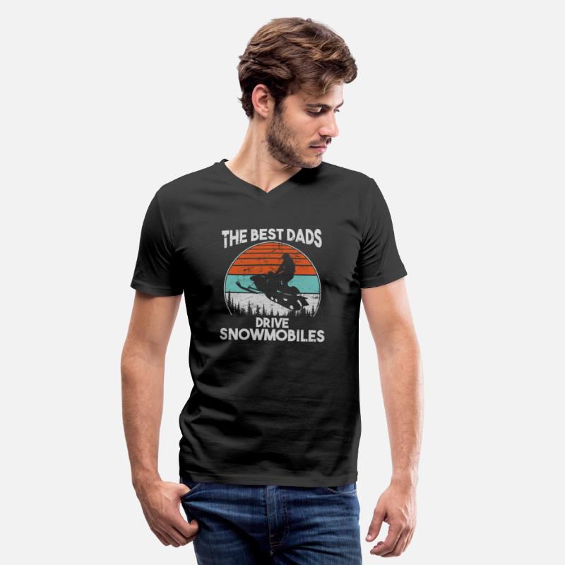 Vintage Snowmobile Shirt Gift for Dad Husband Men