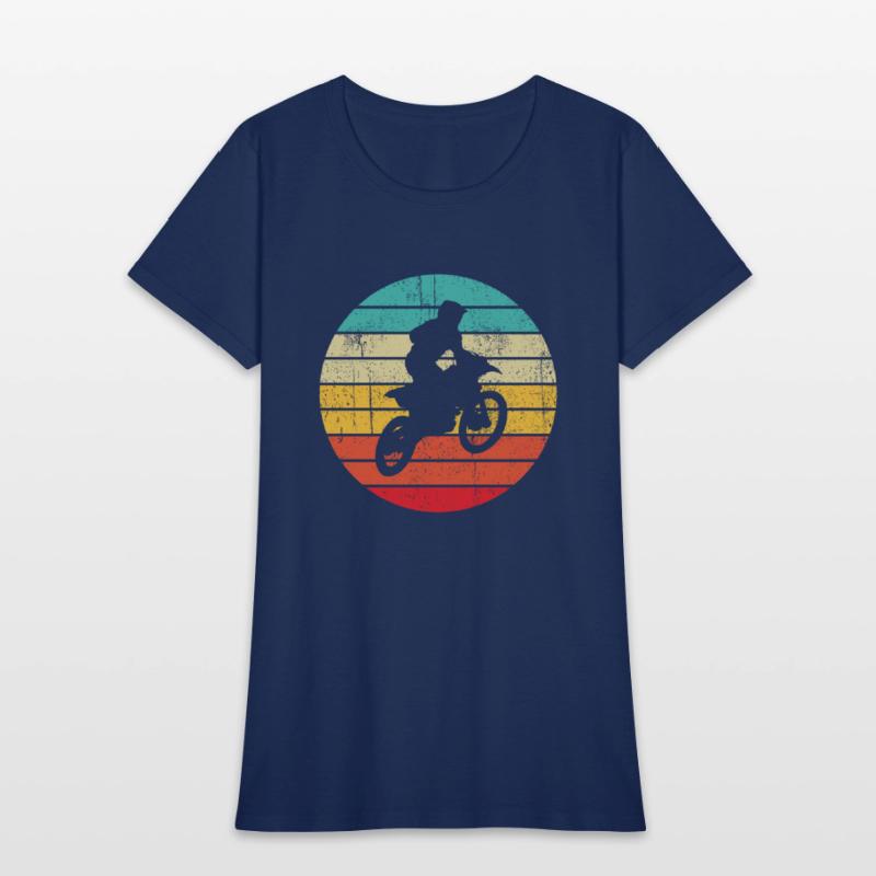 Vintage Sunset Biker Retro Motorbike