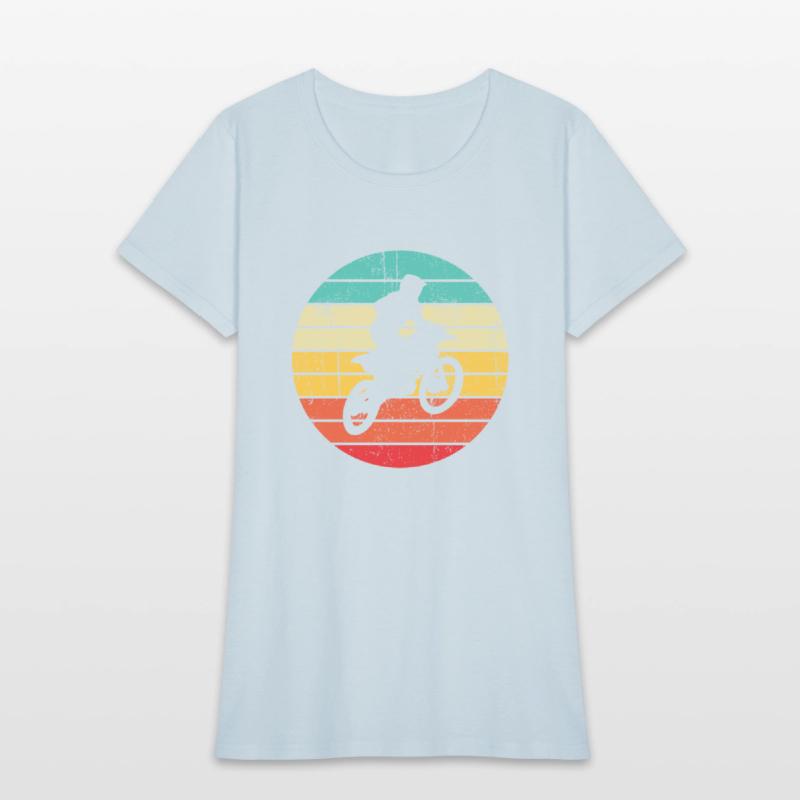 Vintage Sunset Biker Retro Motorbike