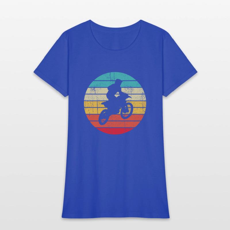 Vintage Sunset Biker Retro Motorbike