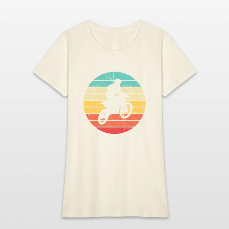 Vintage Sunset Biker Retro Motorbike