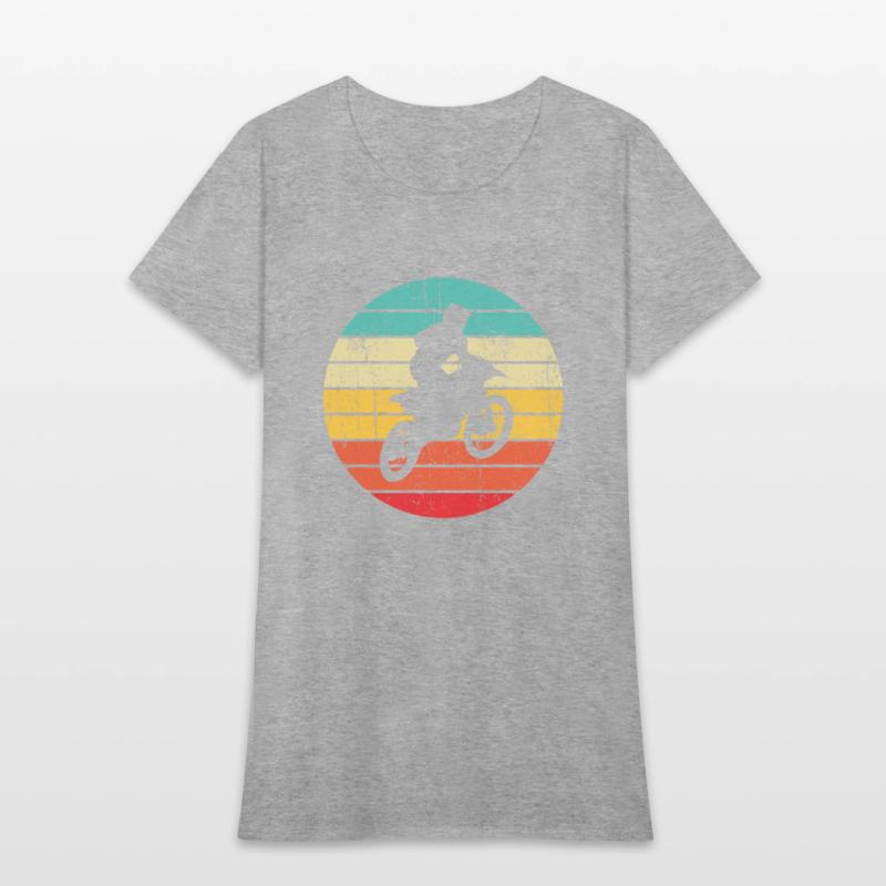 Vintage Sunset Biker Retro Motorbike