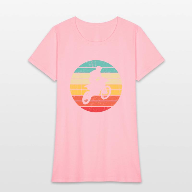 Vintage Sunset Biker Retro Motorbike