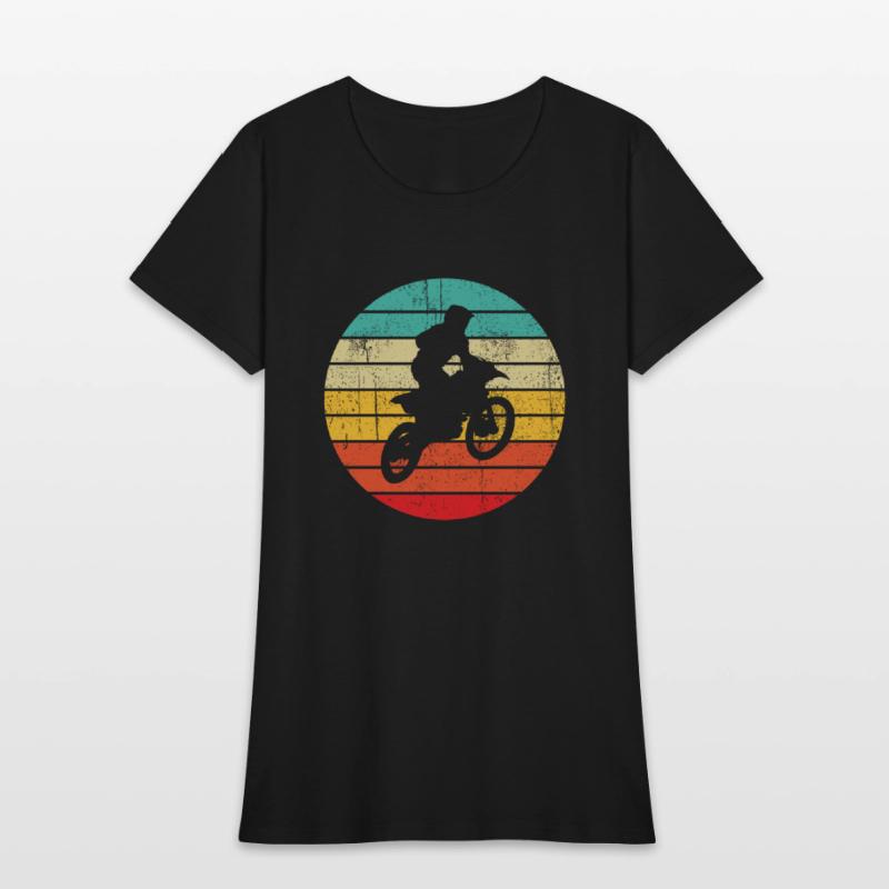 Vintage Sunset Biker Retro Motorbike