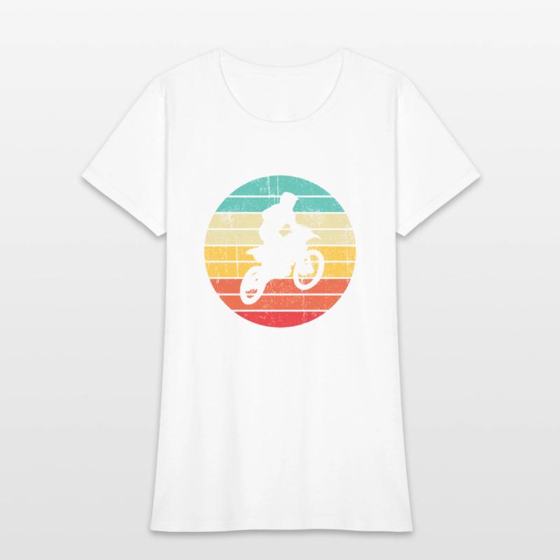 Vintage Sunset Biker Retro Motorbike