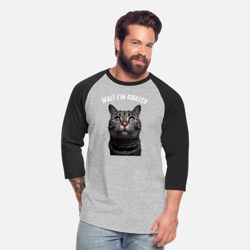 Wait I'm Goated cat humor Meme