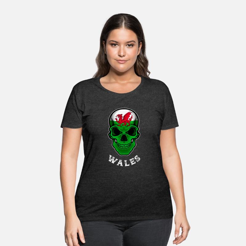 Wales Flag Skull Welsh Heritage