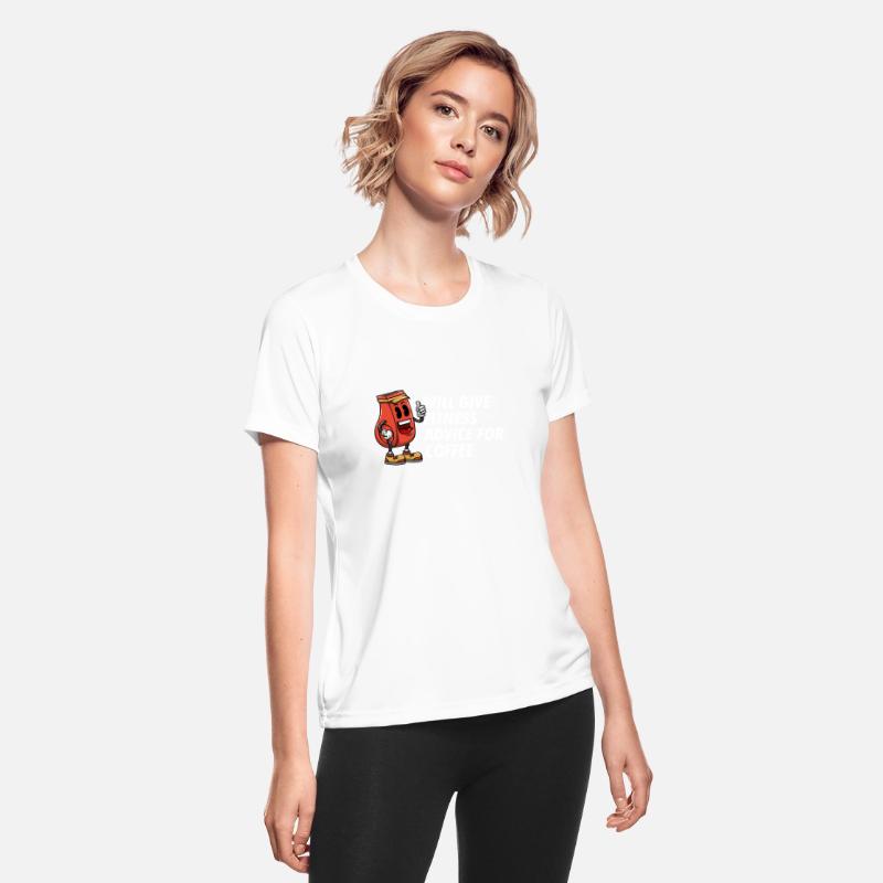 Will Give Fitness Advice for Coffee Funny Fitness