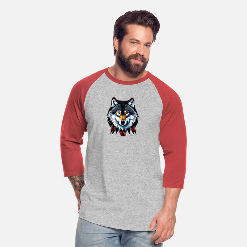 Wolf howling at the moon graphic t-shirt