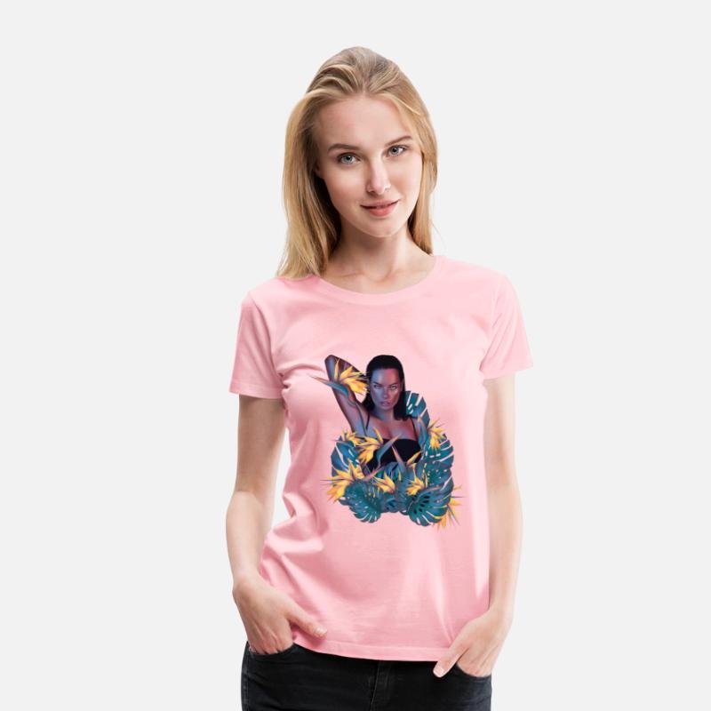 Woman With Planets digital illustration art