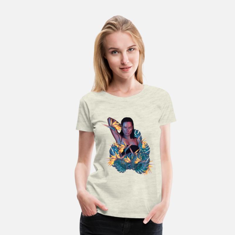 Woman With Planets digital illustration art