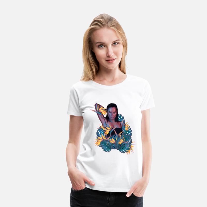 Woman With Planets digital illustration art