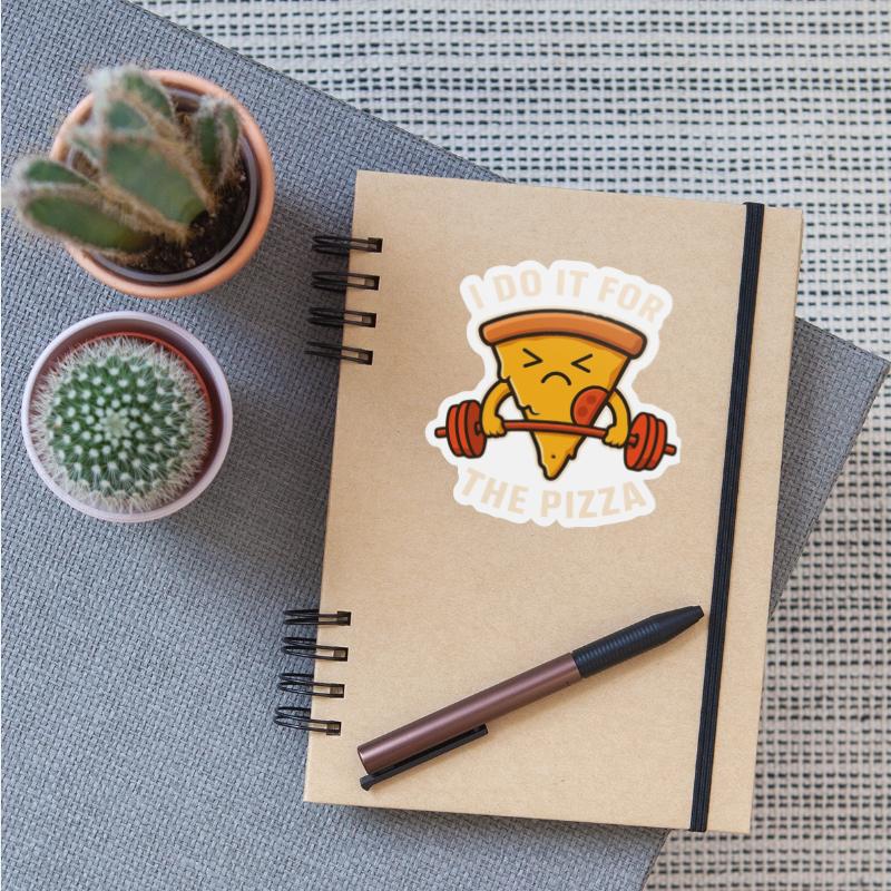 Working Out for Pizza – Funny Fitness Design for