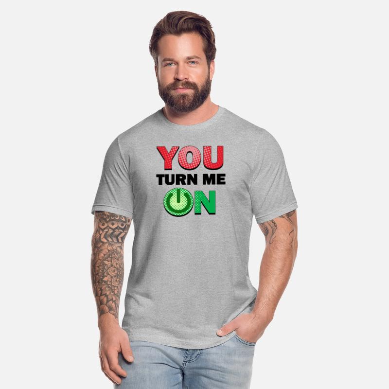 YOU TURN ME ON Funny Love Design
