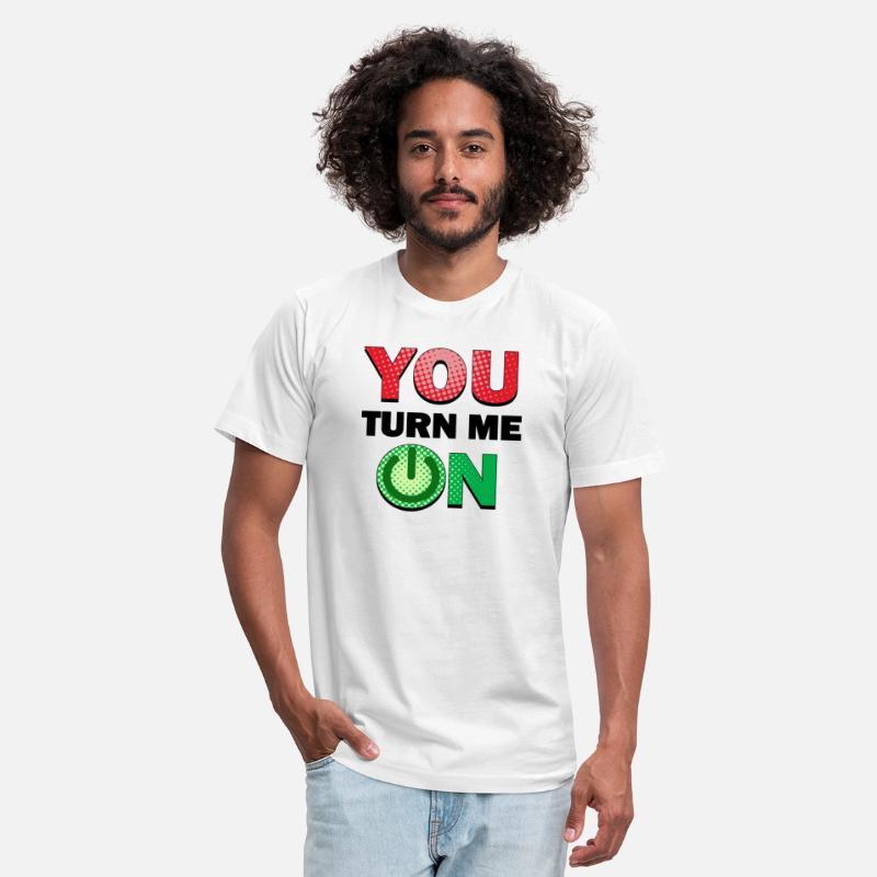 YOU TURN ME ON Funny Love Design