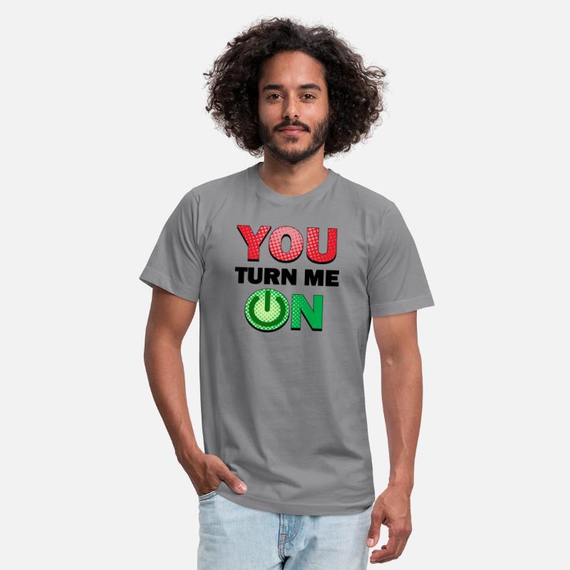 YOU TURN ME ON Funny Love Design