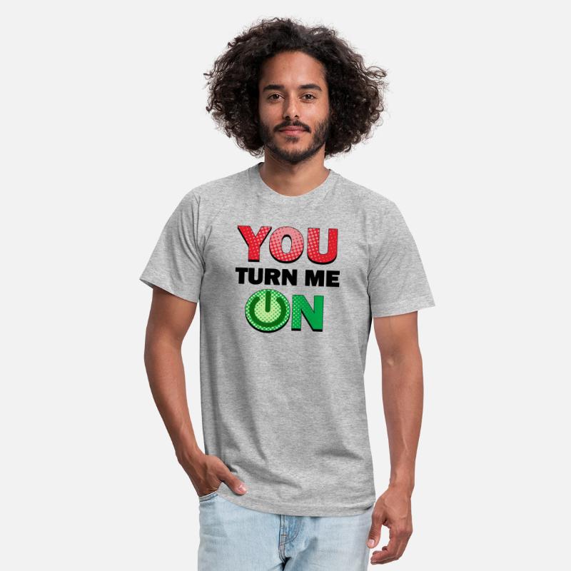 YOU TURN ME ON Funny Love Design